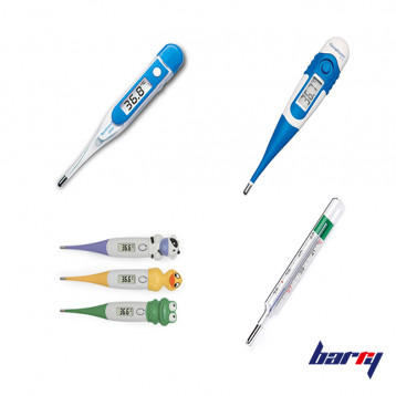 Electronic thermometers at Barry store